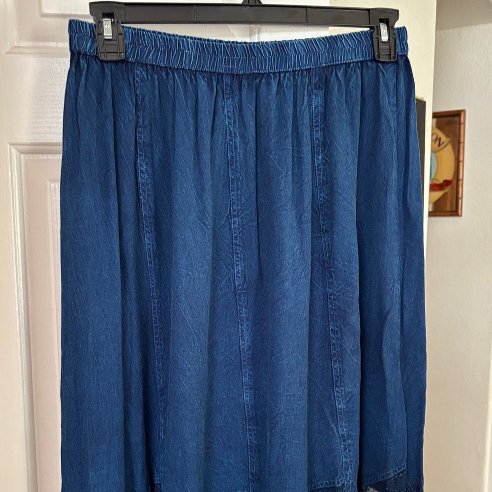 Blue Denim Skirt